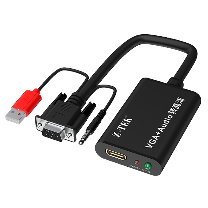 VGA+Audio转HDMI 高清视频转接头