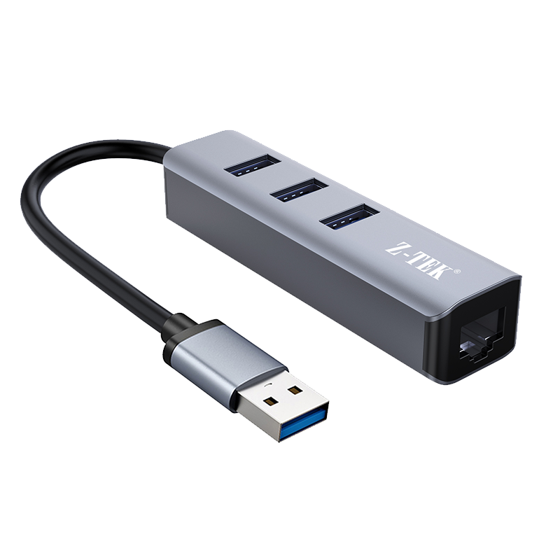 USB3.0转USB3.0X3口+千兆网卡