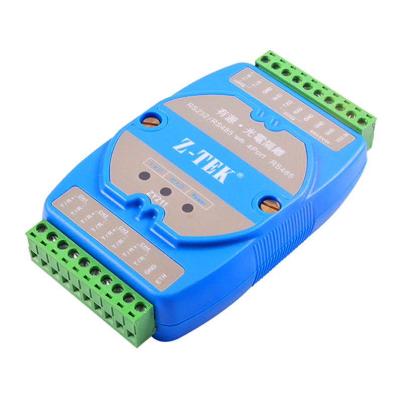 RS232/485转 4口RS485光电隔离器